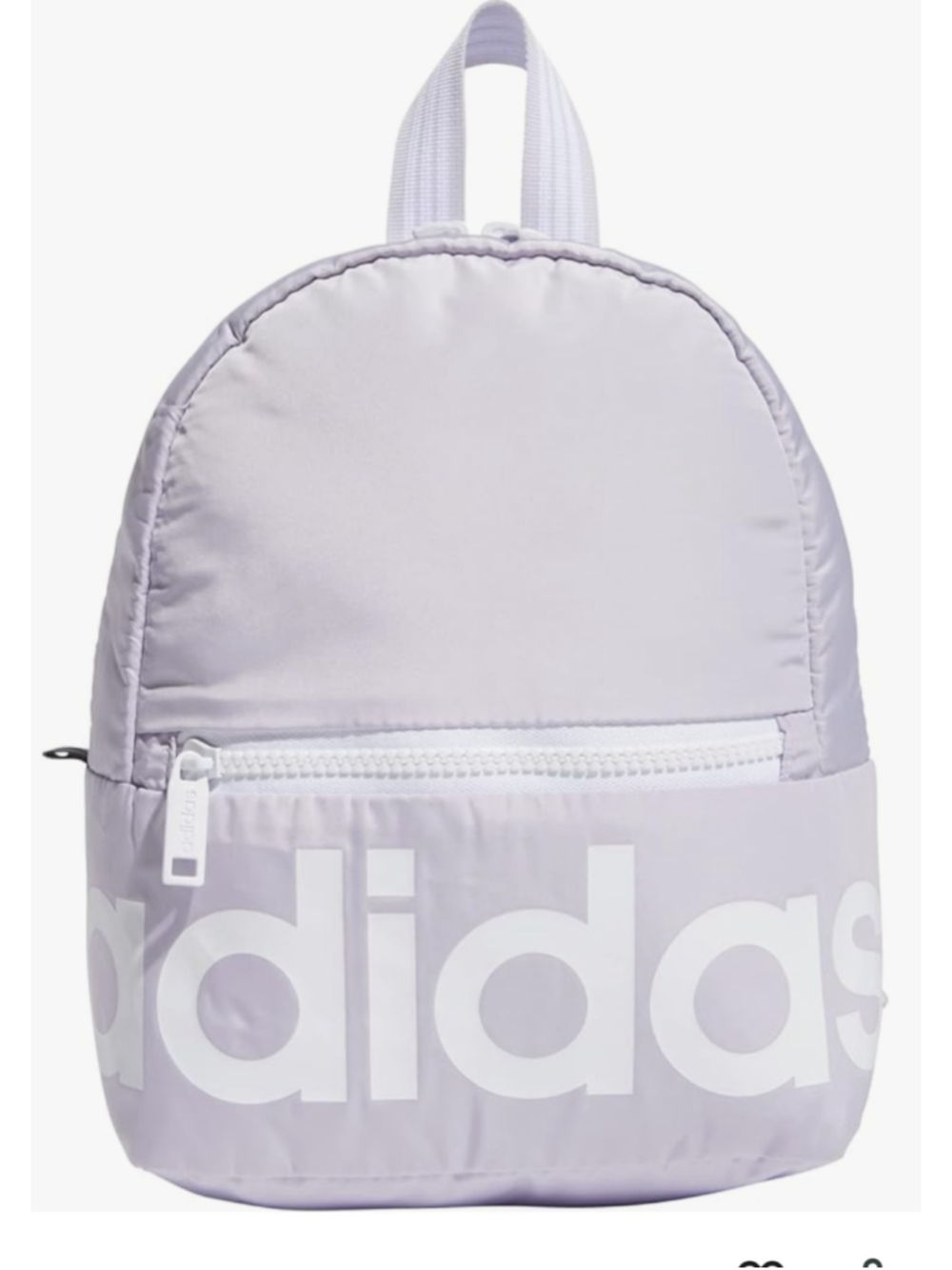 Adidas Lilac Mini Travel Backpack NWT Rare Discontinued Logo Bookbag - Picture 1 of 10